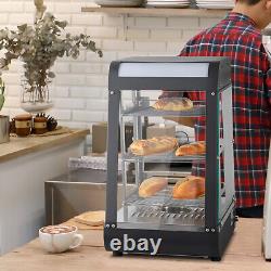 Commercial Food Warmer Countertop Pizza Pastry Patty Display Heated Display Case