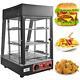 Commercial Food Warmer Court Heat Food Pizza Display Warmer Cabinet 15 NEW