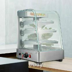 Commercial Food Warmer Court Heat Food pizza Countertop Display Warmer Cabinet