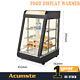 Commercial Food Warmer Court Heat Food pizza Display Warmer Cabinet 15 Glass 3T