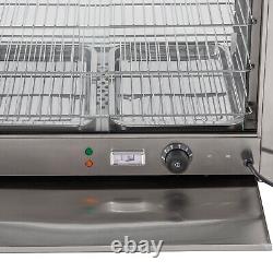 Commercial Food Warmer Display Case 800W 4-Tier Electric Countertop Pizza Warmer