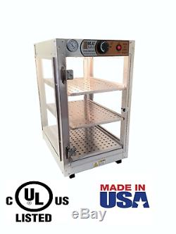 Commercial Food Warmer HeatMax 14x18x24, Pizza Pastry Patty Display Case