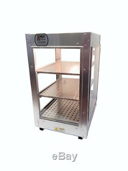 Commercial Food Warmer HeatMax 14x18x24, Pizza Pastry Patty Display Case