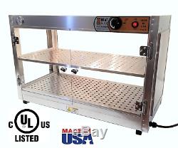 Commercial Food Warmer, HeatMax 30x15x20 Pizza Patty Pastry Display Case