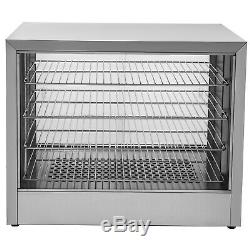 Commercial Food Warmer Pizza Warmer 25-Inch Pastry Warmer with Sliding Doors