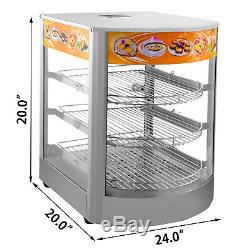 Commercial Food Warmer Pizza Warmer 26-Inch Pastry Warmer with Magnetic Door