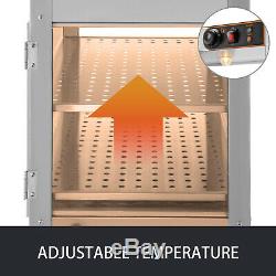 Commercial Food Warmer Pizza Warmer Display Case 15in Pastry Warmer MagneticDoor