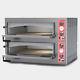 Commercial Kitchen Countertop Double Deck Electric Heavy Duty Pizza Oven