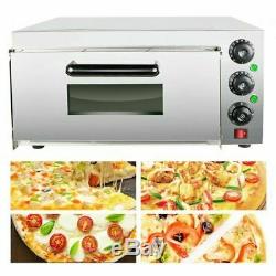 Commercial Pizza Oven Electric Countertop Toaster Cake Baking Baker Machine 2KW
