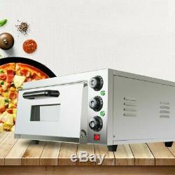 Commercial Pizza Oven Electric Countertop Toaster Cake Baking Baker Machine 2KW