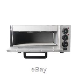 Commercial Pizza Oven Electric Kitchen Countertop Cake Baking Machine Stainless