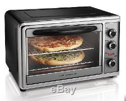 Commercial Pizza Oven Rotisserie Convection Toaster Counter Top Broil Bake Snack