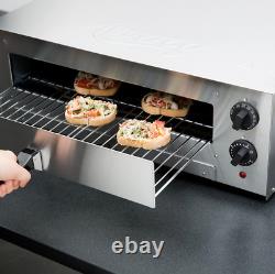 Commercial Stainless Steel Countertop Pizza Oven Toaster for 1/4 -1/8 Size Pan