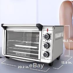 Commercial Toaster Oven Convection Kitchen Countertop Stainless Steel Pizza Bake