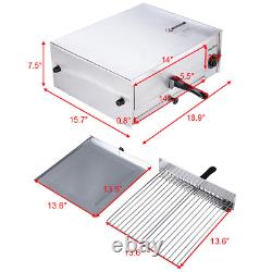 Compact Countertop Pizza Oven Toaster Stainless Steel Commercial Kitchen 120V