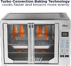 Convection Oven, 8-In-1 Countertop Toaster Oven, XL Fits 2 16 Pizzas, Stainless