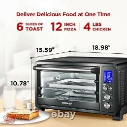 Convection Oven Countertop Digital Toaster Electric Pizza Bread Baking Rack Pan