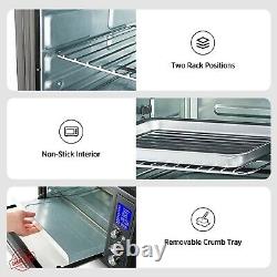 Convection Oven Countertop Digital Toaster Electric Pizza Bread Baking Rack Pan
