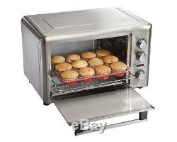 Convection Oven Countertop Pizza Kitchen Rotisserie Bake Broil Energy Efficient
