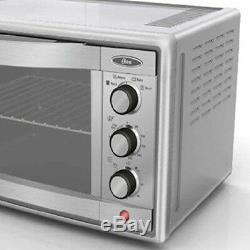 Convection Toaster Oven Stainless Large Pizza Toast Bake Broil Roast Counter Top