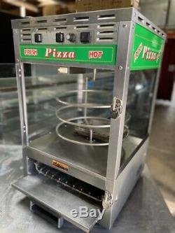 Counter Top Pizza Station Oven & Glass Rotating Hot Display Roundup PS-314 #3629