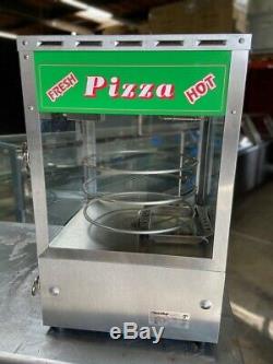 Counter Top Pizza Station Oven & Glass Rotating Hot Display Roundup PS-314 #3629