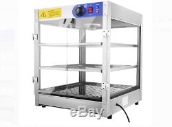 Countertop Display Warmer Case Commercial 24x20x15 inch Pastry Food Pizza