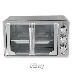 Countertop French Door Oven Convection Pizza Toaster Baking Broil Large Capacity