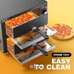 Countertop Pizza Oven Electric Indoor Pizza Oven Commercial Stainless Steel 2-L
