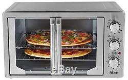 Countertop Pizza Oven French Door Convection Electric Stainless Steel Oster