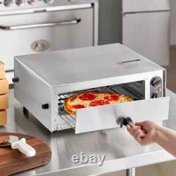 Countertop Pizza Snack Oven 12 Adjustable Thermostatic Control Stainless Steel