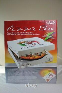 CuiZen Pizza Box Portable Rotating Oven Countertop Home Baking Maker NIB
