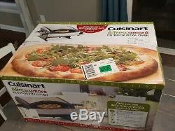 Cuisinart Alfrescamore Gas Powered Portable Pizza Oven, Silver (Open Box)