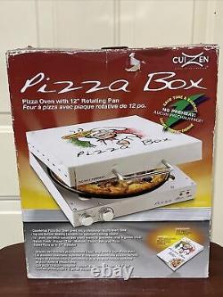 Cuizen Pizza Box Countertop Pizza Oven with 12 Rotating Pan PIZ-4012 WithBox Read