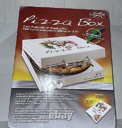 Cuizen Pizza Box Pizza Oven with 12 Rotating Pan PIZ-4012 NIB box opened