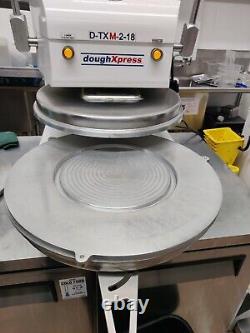 D-TXM-2-18 18 Dual-Heat Manual Pizza Dough Press Lightly Used