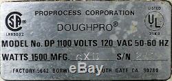 DOUGHPRO Pizza Press Countertop Model, Manual Operation DP1100