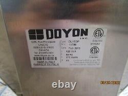 Dough Sheeter Countertop Two Stage Pizza Restaurant Commercial Roller Doyon DL18