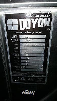 Doyon FC16 Electric Countertop Conveyor Single Deck Pizza Oven 208 Volt FC-16