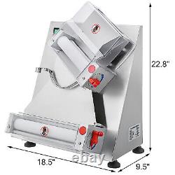 Electric Dough Sheeter Stainless Steel Pizza Dough Roller Sheeter 110V 370W