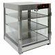 Electric Food Warmer Countertop Heated Food Display Cabinet Pizza Case 3-Tier