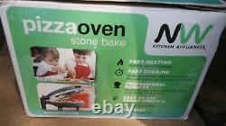 Electric Oven Stone Bake Pizza Maker New Wave NW Kitchen Appliances