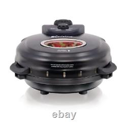Electric Pizza Maker Oven Lidded Automatic Shut Off Cooking Appliance Home Use