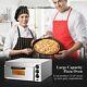 Electric Pizza Oven 2000W Single Deck Commercial Stainless Steel Bake Broiler