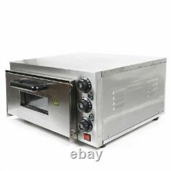 Electric Pizza Oven 2000W Single Layer Commercial Double Deck Bake Oven Toaster