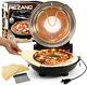 Electric Pizza Oven Portable 12 In Pizza Oven Countertop Stone Baked Pizza Maker
