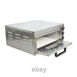 Electric Pizza Oven Single-Layer Stainless Steel Pizza Bread Maker Commercial