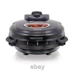 Euro Cuisine Electric Pizza Oven Automatic Shut-Off+Timer+Nonstick+Rotating Tray