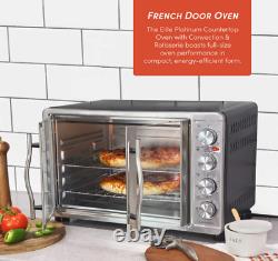 Extra Large 45L Convection Countertop Oven French Door Pizza Toaster 18-Slices