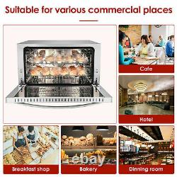 Extra Large Commercial Bake Digital Counter Top Convection Oven Stainless Steel